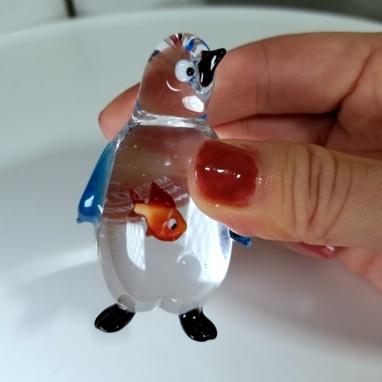 アクアドーム　ペンギン　金魚鉢　新品未使用　液体密閉 アクアドーム ペンギン 金魚鉢 新品未使用 液体密閉 動物-022of