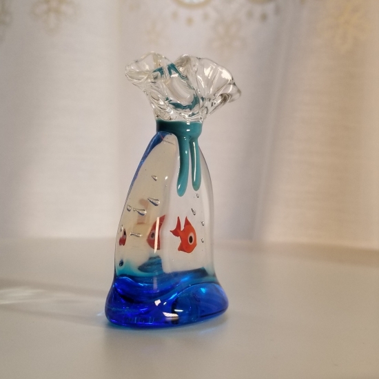 N agako様　御約定済　金魚のガラス　提げもの 金魚袋1-006of🫧金魚の硝子屋🫧