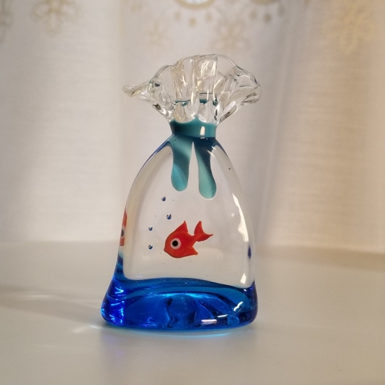 在庫処分 激安 金魚袋1-006of🫧金魚の硝子屋🫧 工芸品