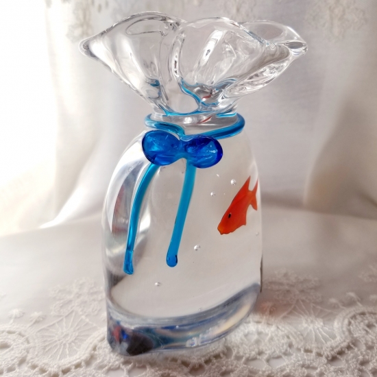 N agako様 御約定済 金魚のガラス 提げもの N agako様 御約定