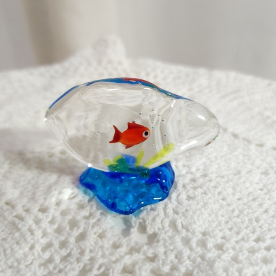 人気メーカー・ブランド 円形-008of🫧金魚の硝子屋🫧 置物