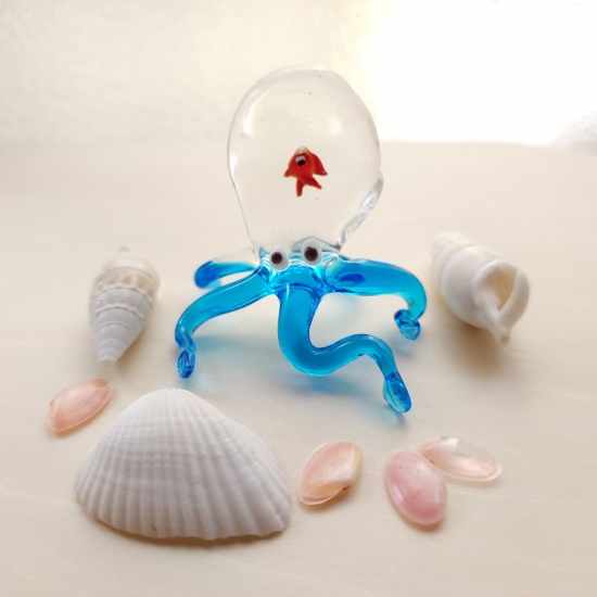 田*夫様 #ムラノガラス ピンクオパリン 鶏フィギュリン 2点セット 動物-025of🫧金魚の硝子屋🫧