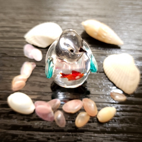 新作「金魚鉢」＆イカ玉…Glass2H | 彩元堂：増永元 official site