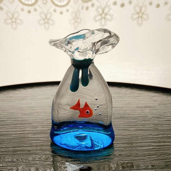 N agako様 御約定済 金魚のガラス 提げもの 工芸品