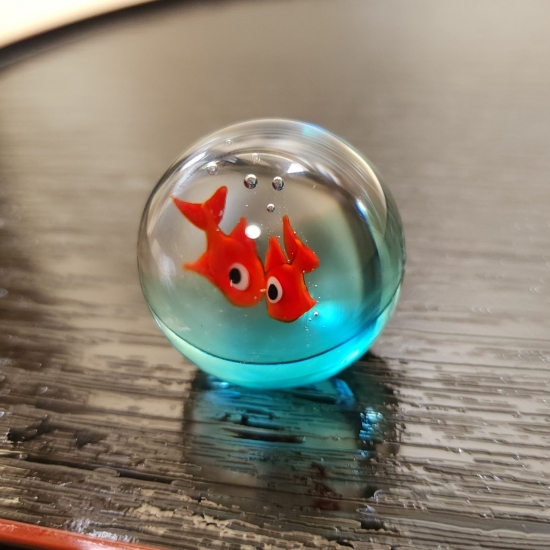 超レア　古道具 ヴィンテージ　古いガラスの金魚玉/金魚入れ　紐付き　未使用 楽天市場】19cm 24cm 金魚鉢 ガラス製 透明 丸 鉢 和風 可愛い