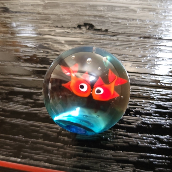 超レア　古道具 ヴィンテージ　古いガラスの金魚玉/金魚入れ　紐付き　未使用 楽天市場】19cm 24cm 金魚鉢 ガラス製 透明 丸 鉢 和風 可愛い