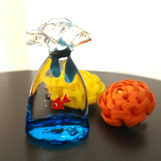 N agako様　御約定済　金魚のガラス　提げもの N agako様 御約定済 金魚のガラス 提げもの